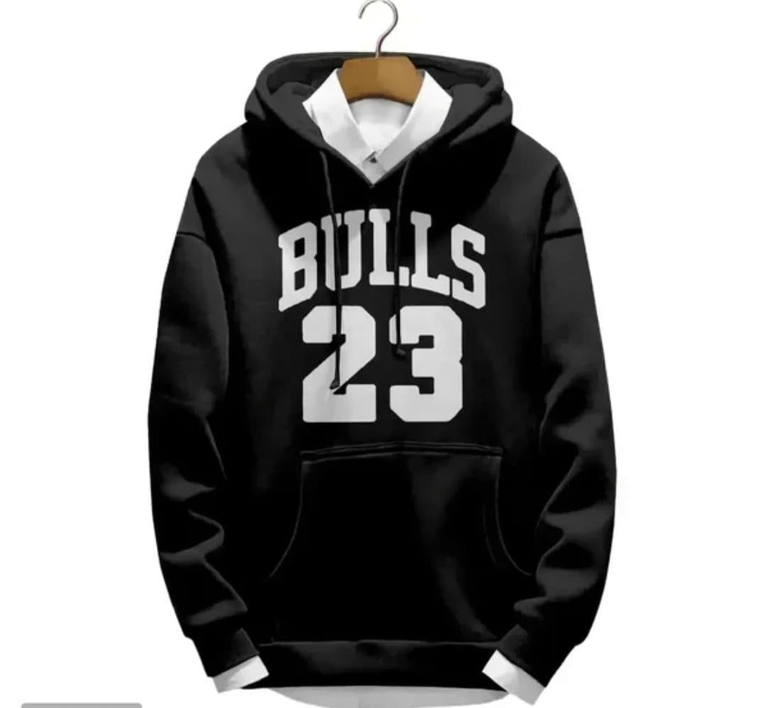 Men’s Printed Fleece Hoodie