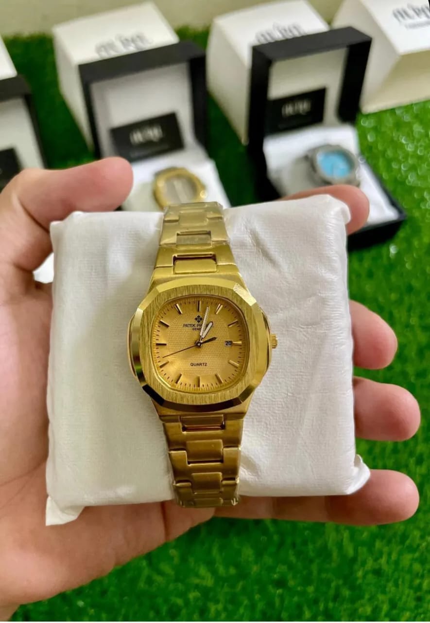 Men’s Stainless Steel Square Watch